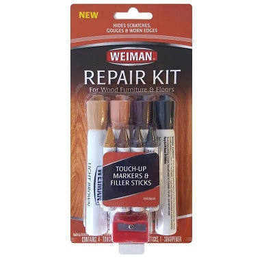 Weiman Wood Furniture & Floors Repair Kit - Hides & Fills Scratches ...